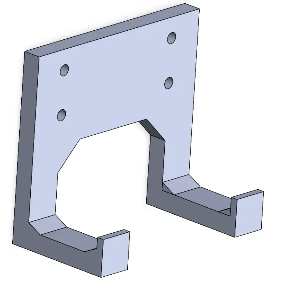 Universal Longboard/Skateboard Rack by hambone10 | Download free STL ...