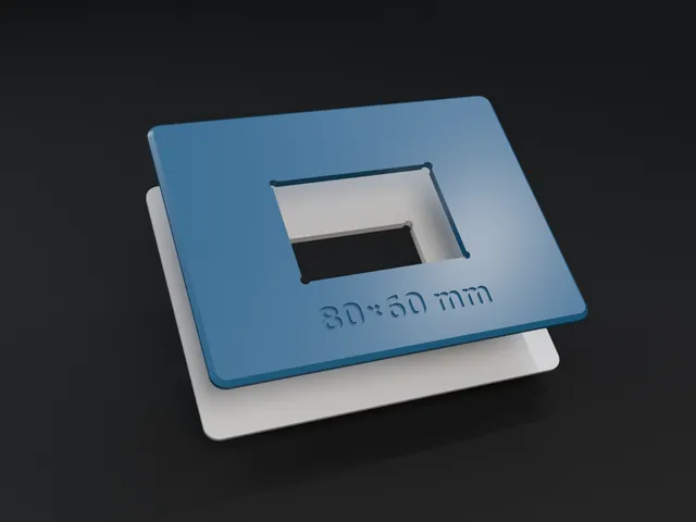 80x60 mm scanner frame for 35 mm film