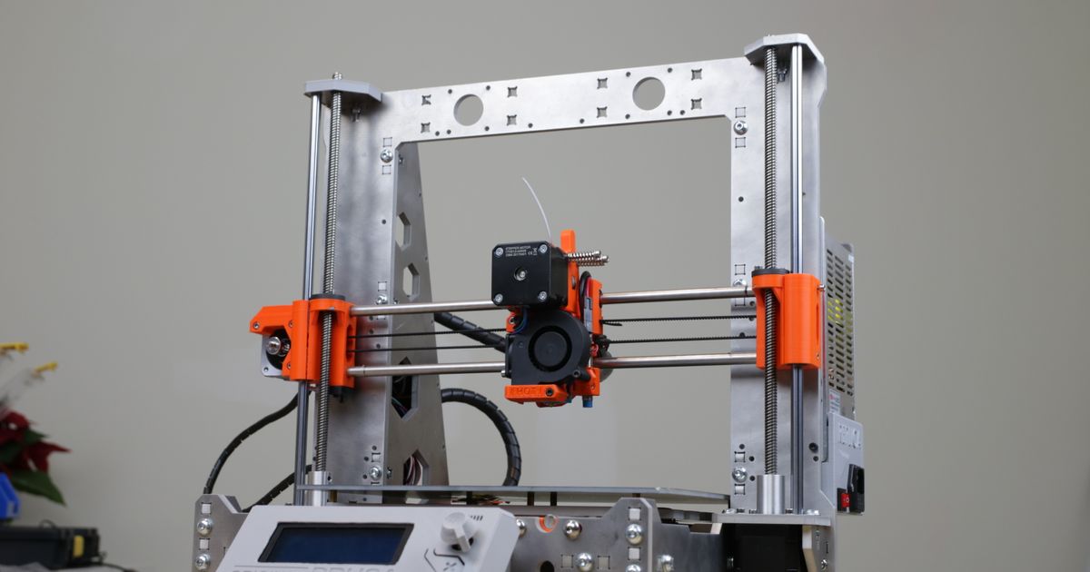 Crazy 6mm Prusa i3 Aluminium Frame by Adam - Vector 3D | Download free ...