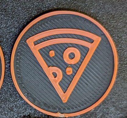 1€ Shopping Cart Coin - Pizza