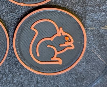 1€ Shopping Cart Coin - Squirrel