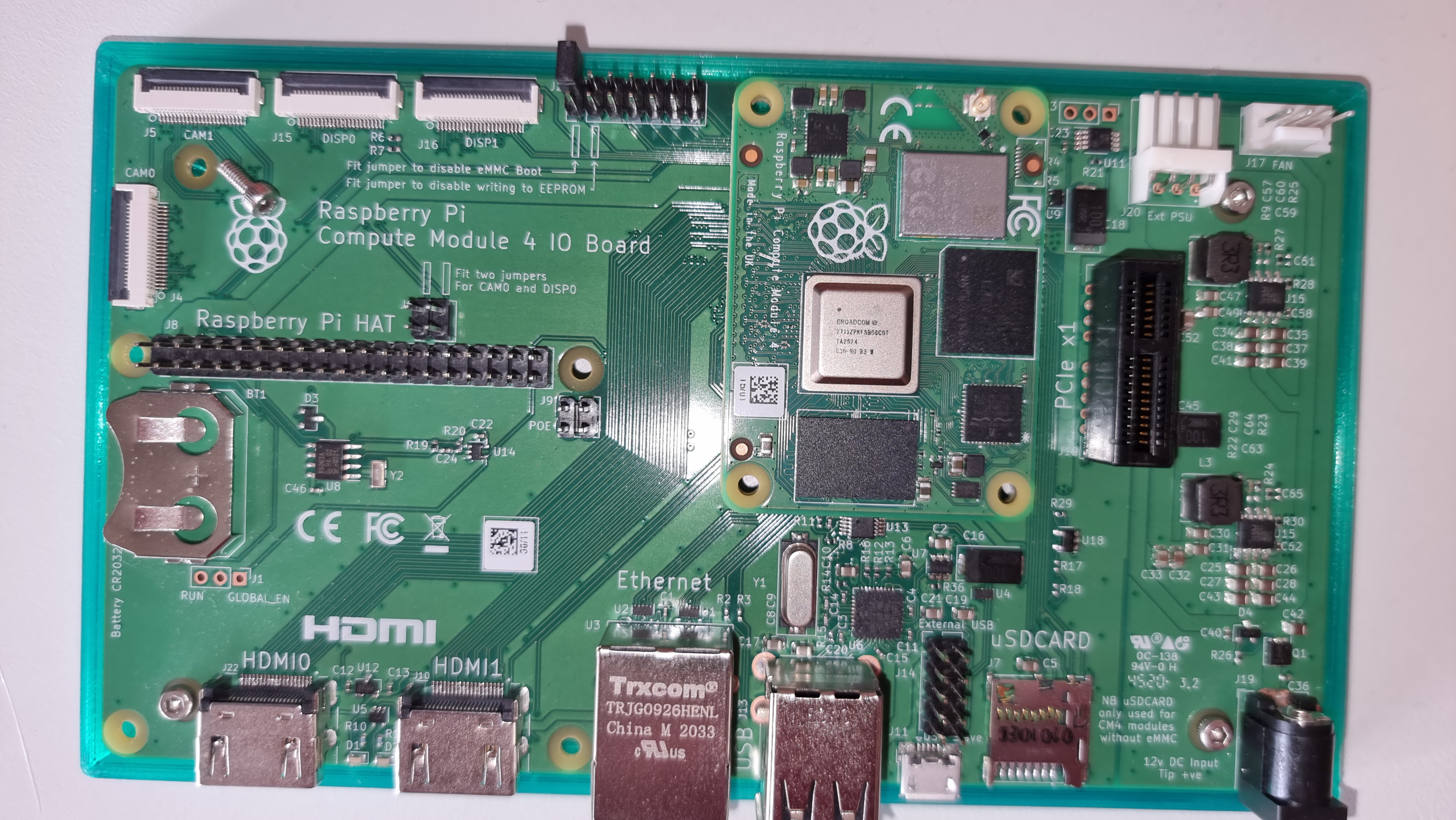 Minimal CM4 IO Board Tray