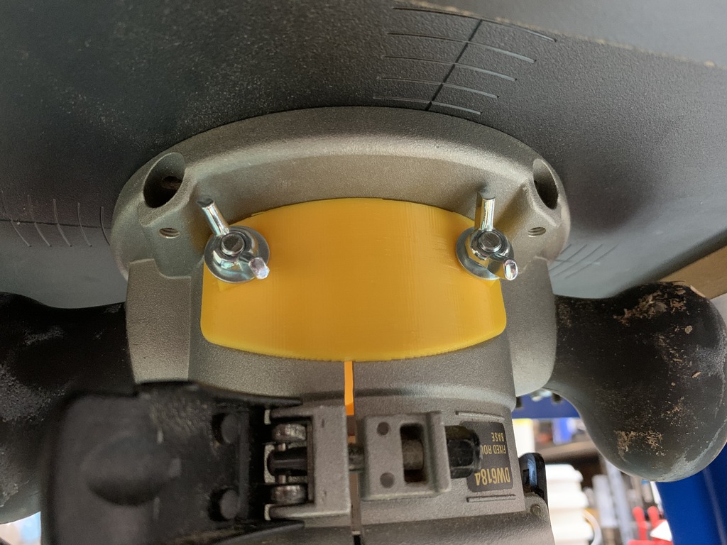 DeWalt DW6184 Router Base Dust Collection Port by slipangle28