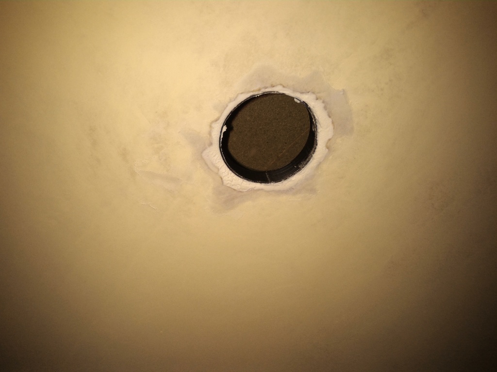 Downlight plaster support to reduce from 82mm to 67mm