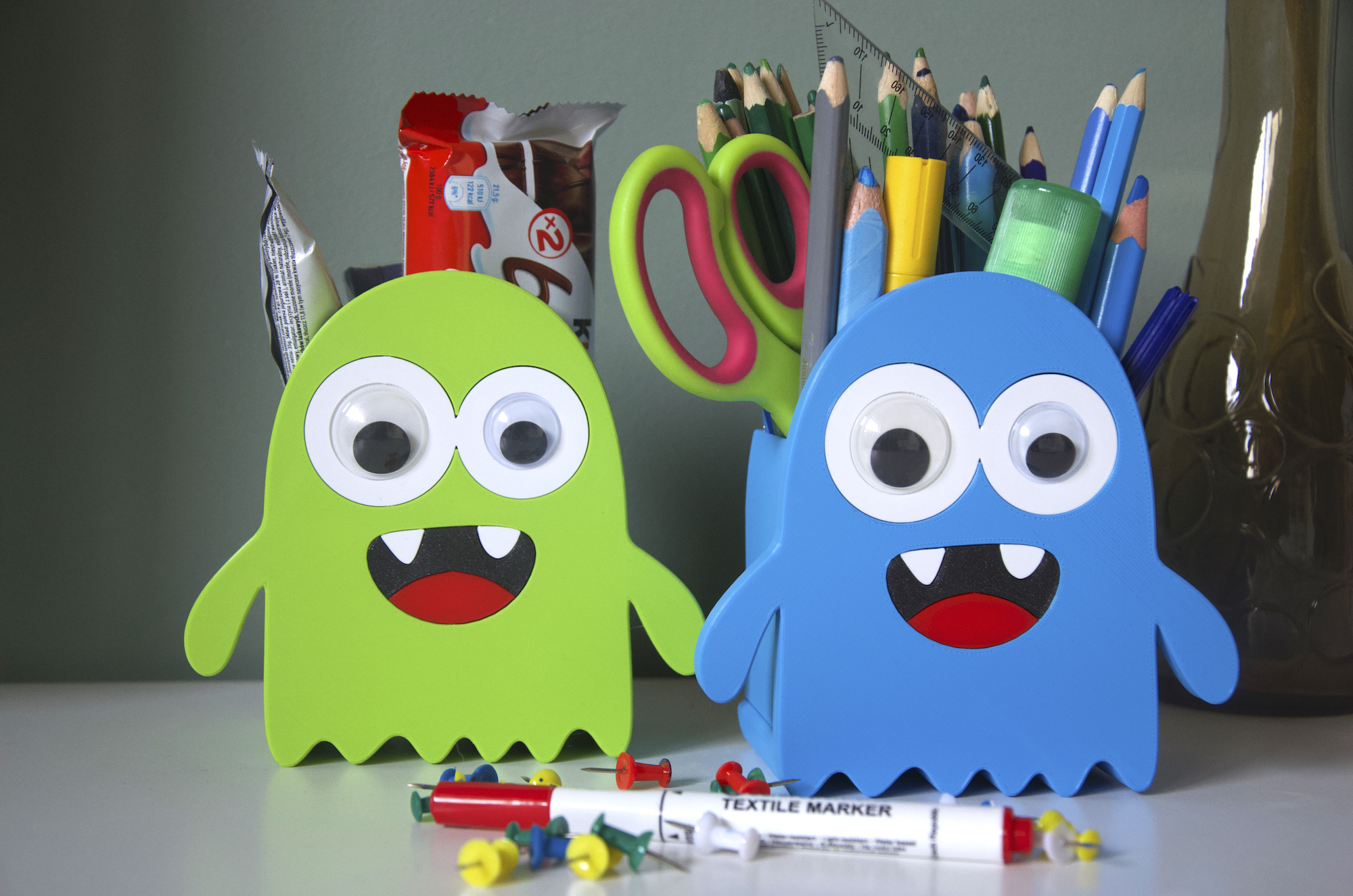 Miniatura 3 do modelo 3D Pen Box - Monster C