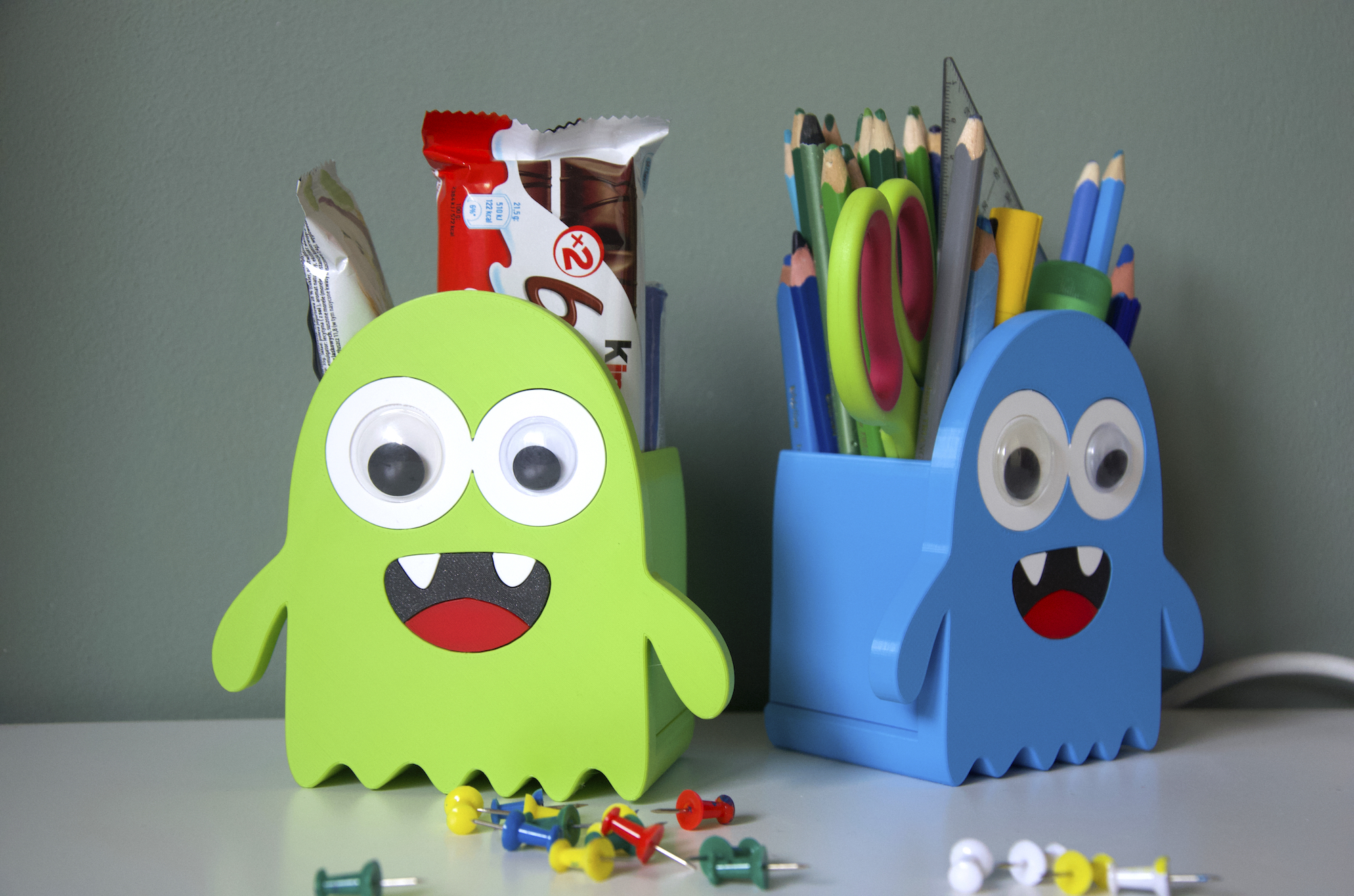 Miniatura 5 do modelo 3D Pen Box - Monster C
