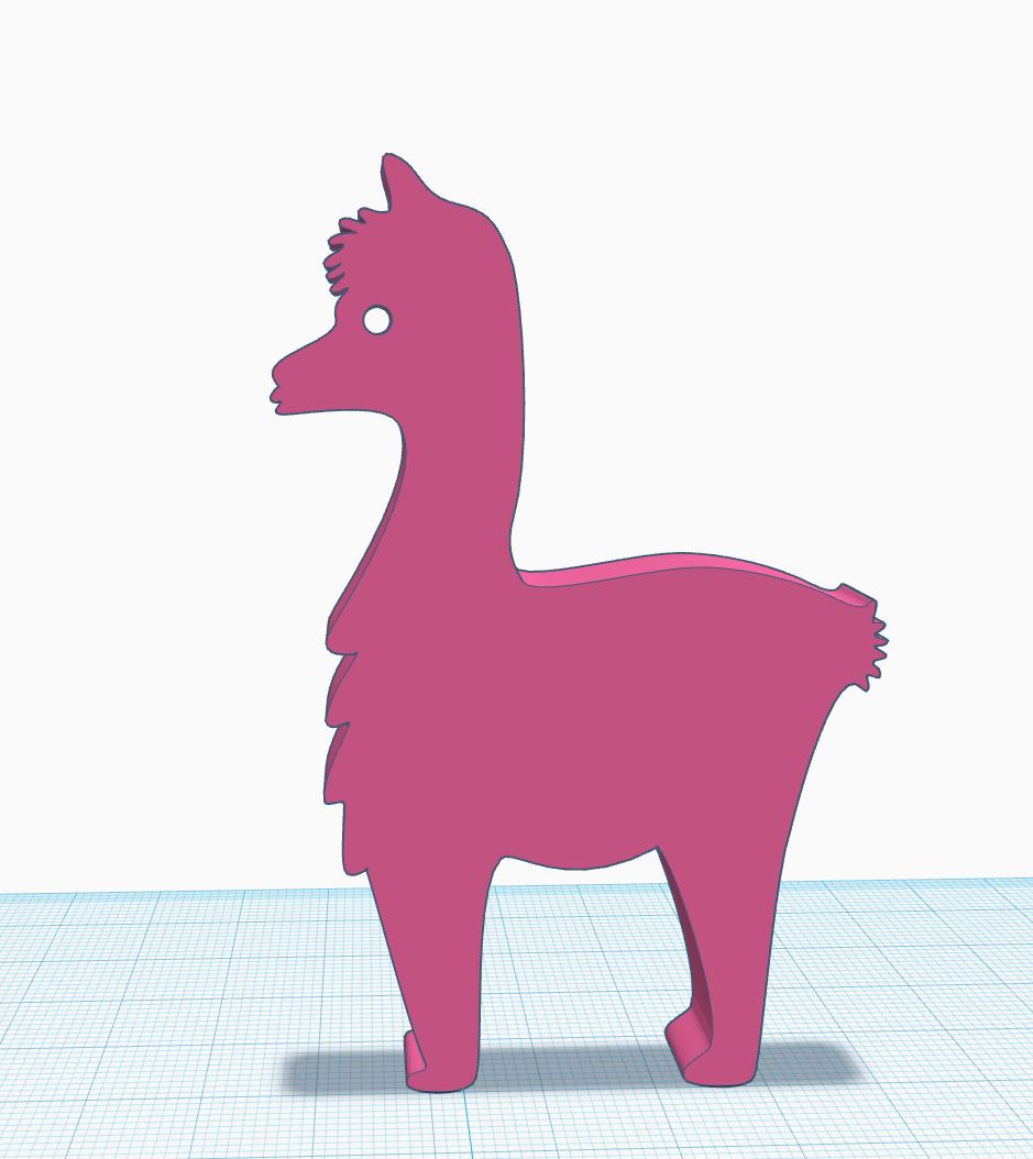 Miniatura 2 do modelo 3D Llama bottleopener