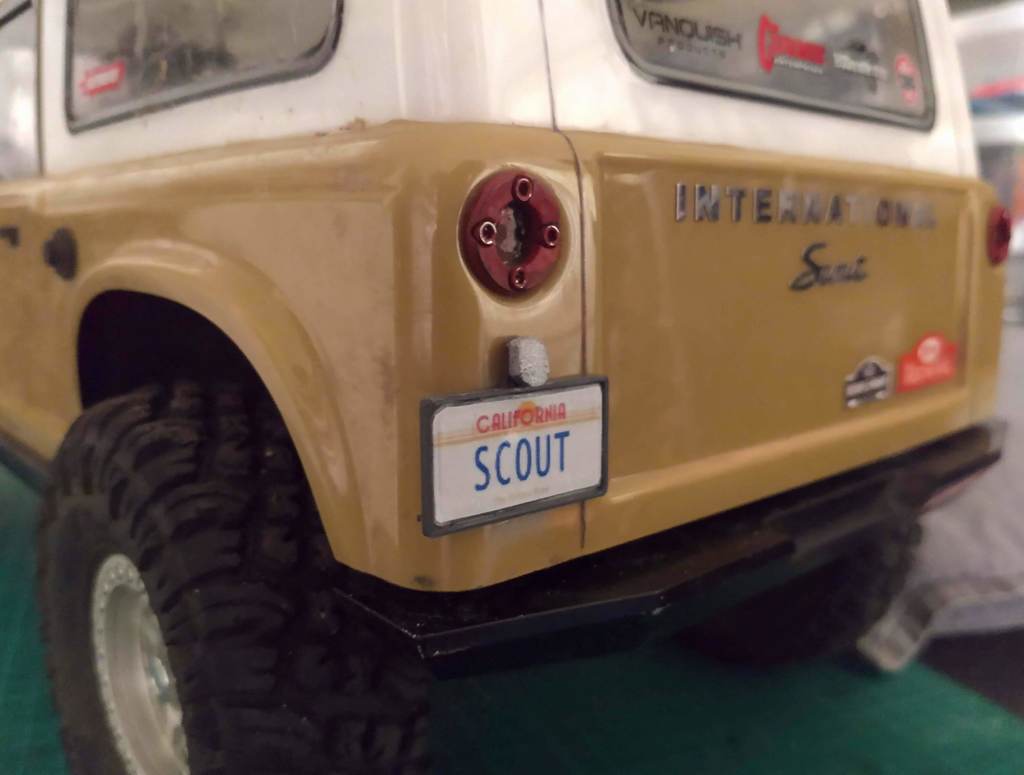 VS4-10 Scout license plate holder