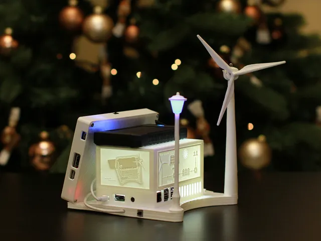 Renewable Energy Demonstration Raspberry Pi Cabinet