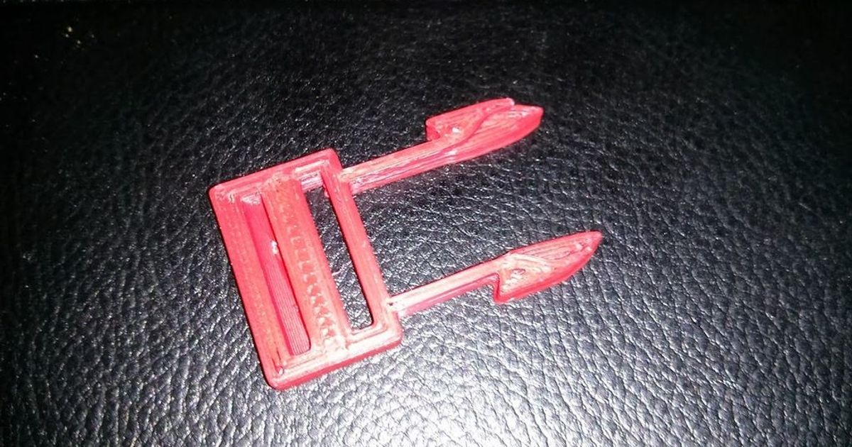 25mm webbing belt clip male by betelgeux Download free STL model