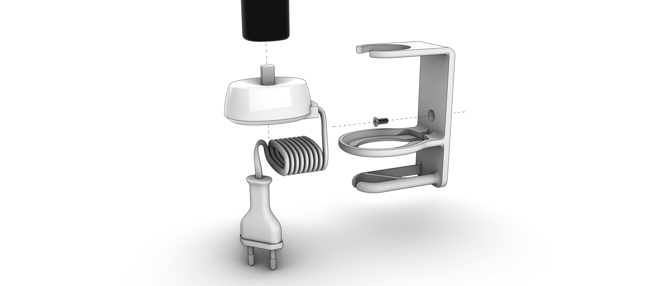 oral b toothbrush charger wall mount