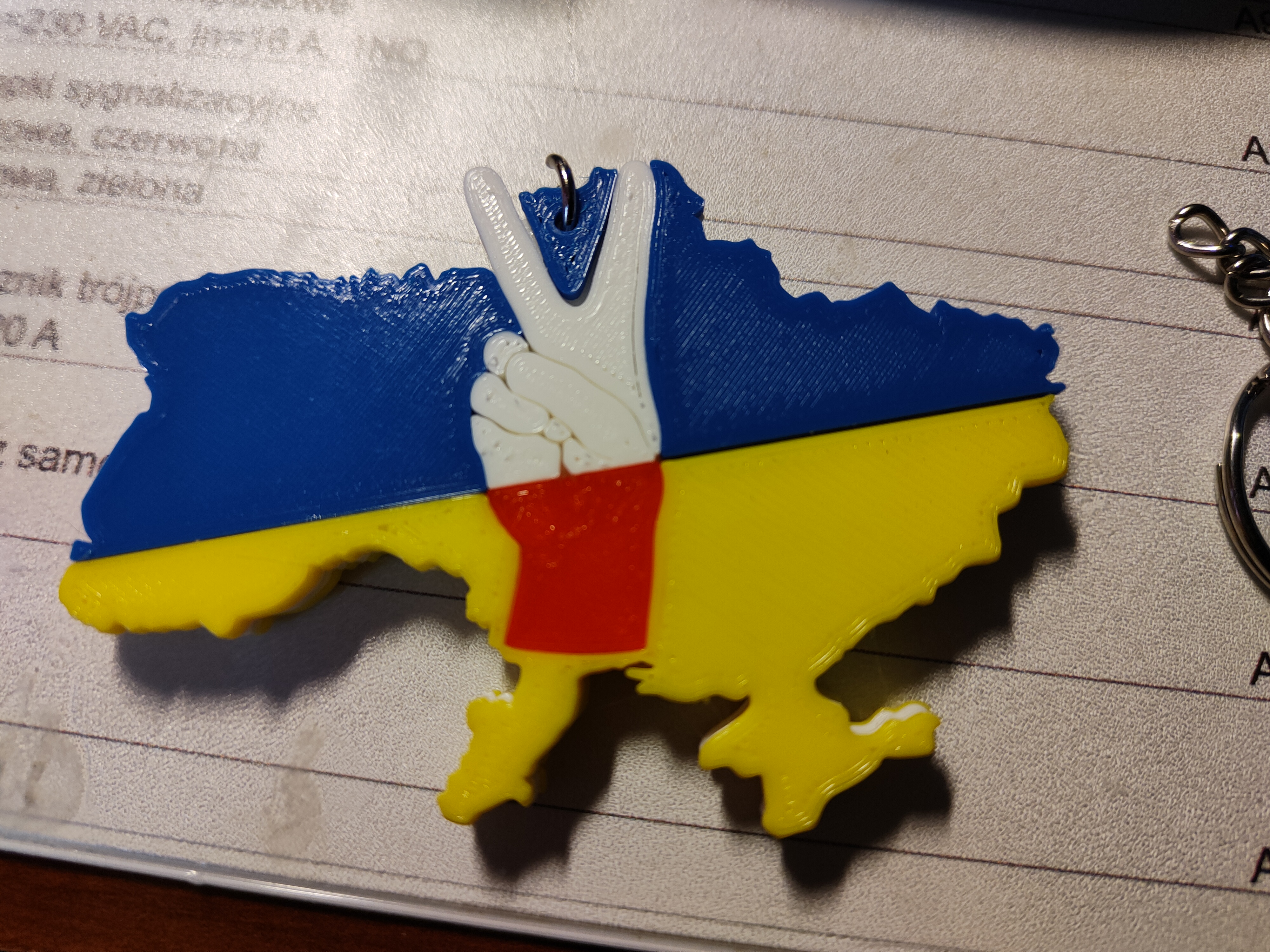 Sława Ukrainie (Ukraina keychain)