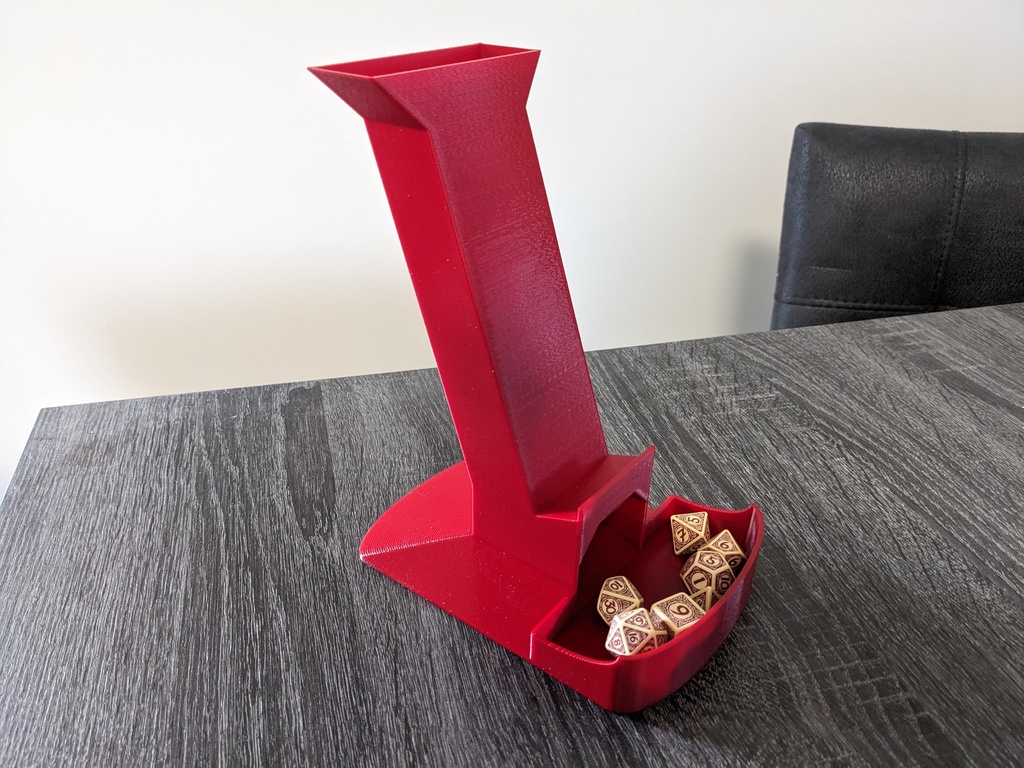 Parametric Dice Tower & Tablet Stand (Customizable)