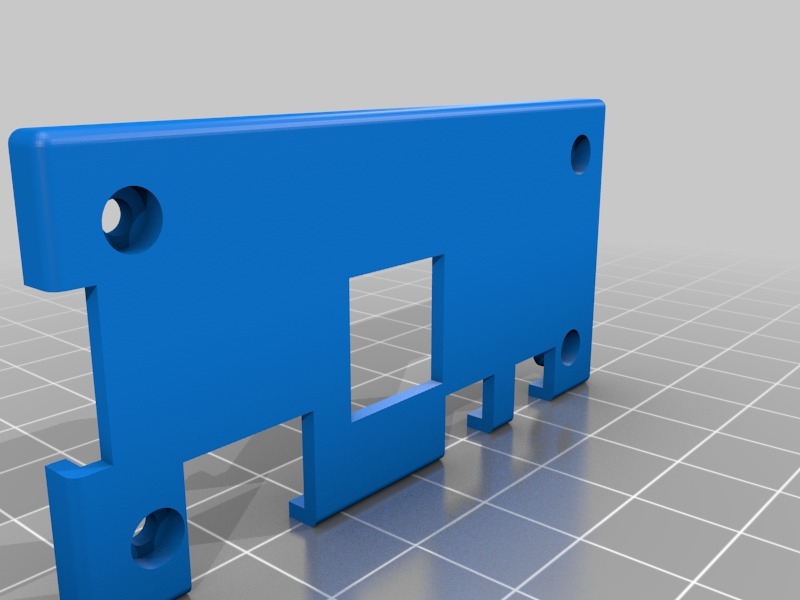 Miniatura 4 do modelo 3D Pi Zero + 4-USB HAT Case