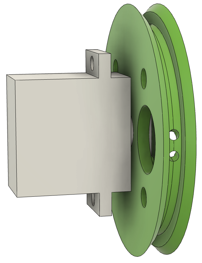 FS90 servo motor wheel