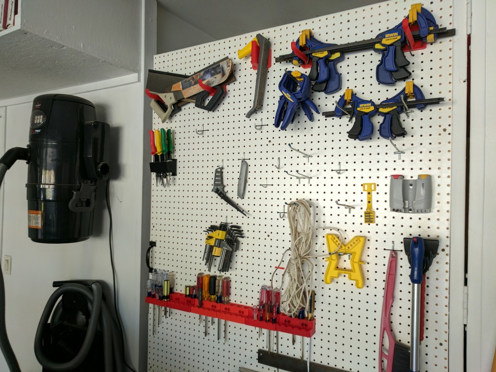 Holders for pegboard