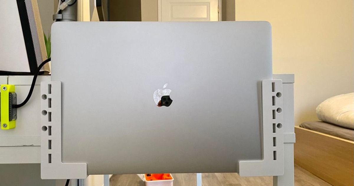MacBook Air Wall Mount Side Supports - 3D Printable Model on Treatstock