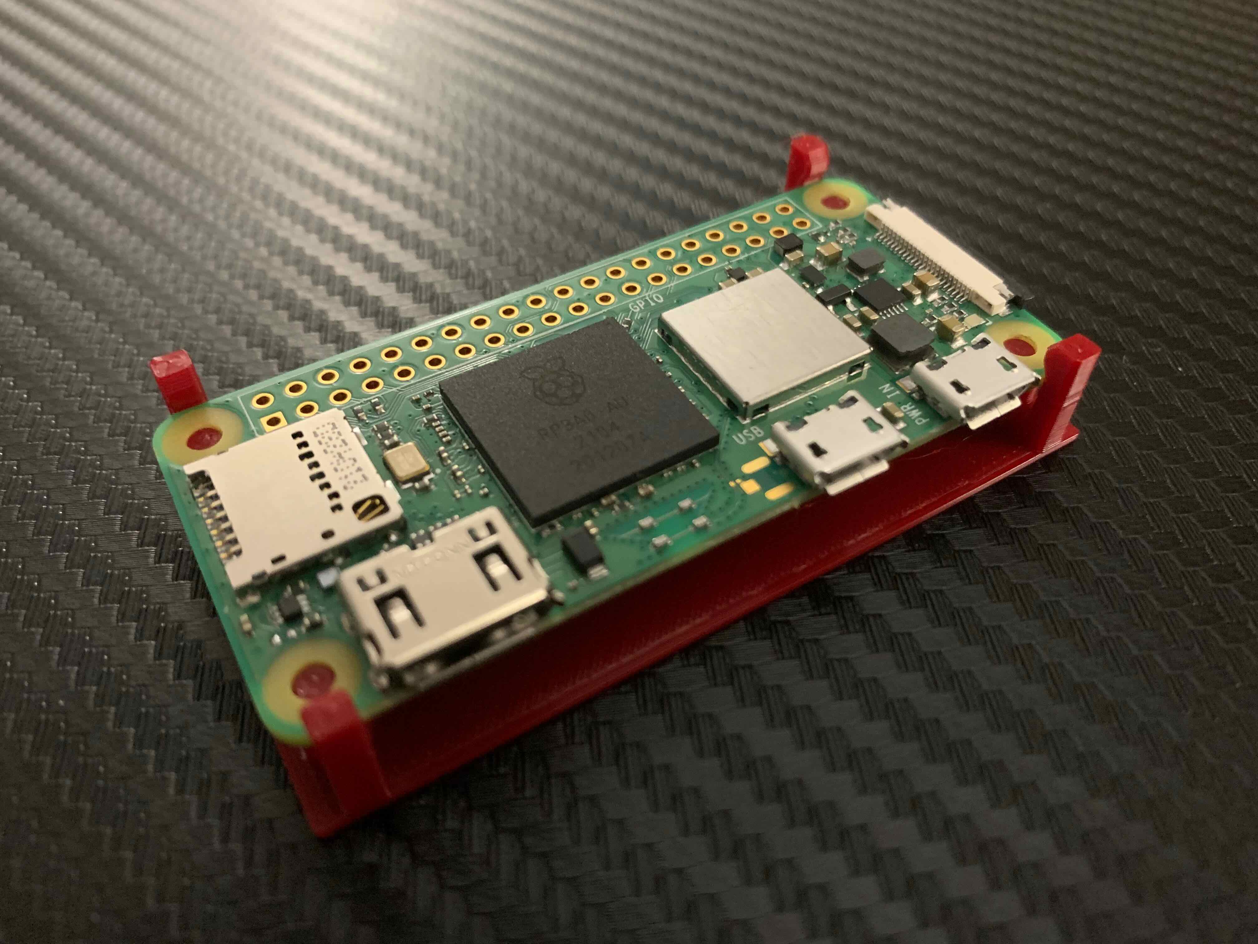 Raspberry Pi Zero 2 Mount Layout