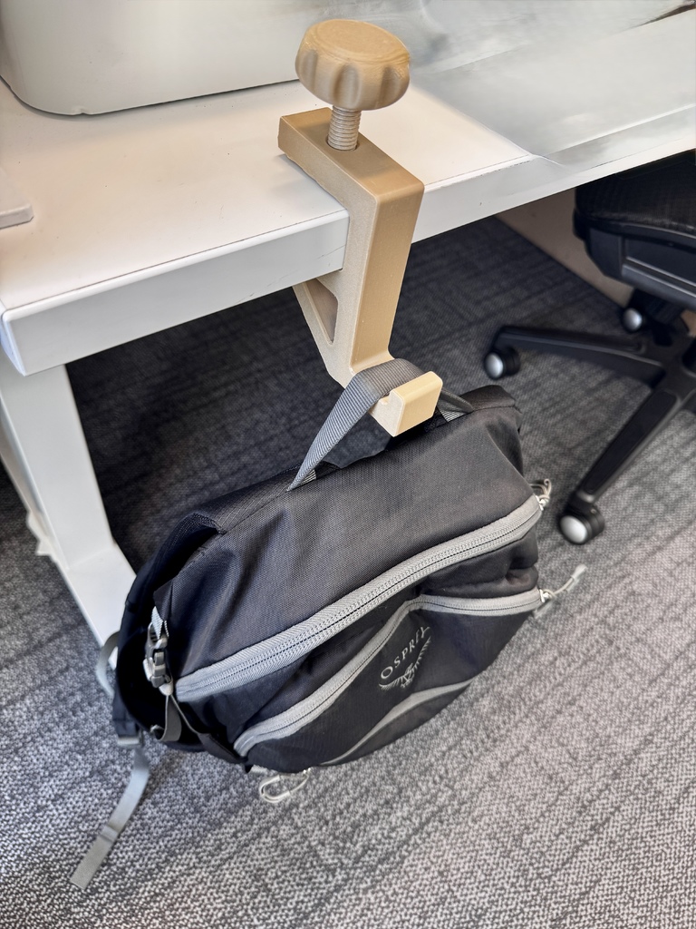 Clamping Desk Backpack Hook