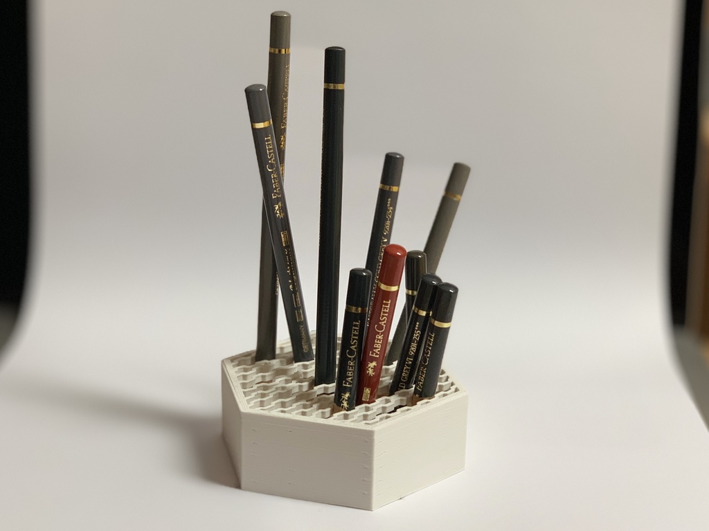 Pen Holder Honeycomb