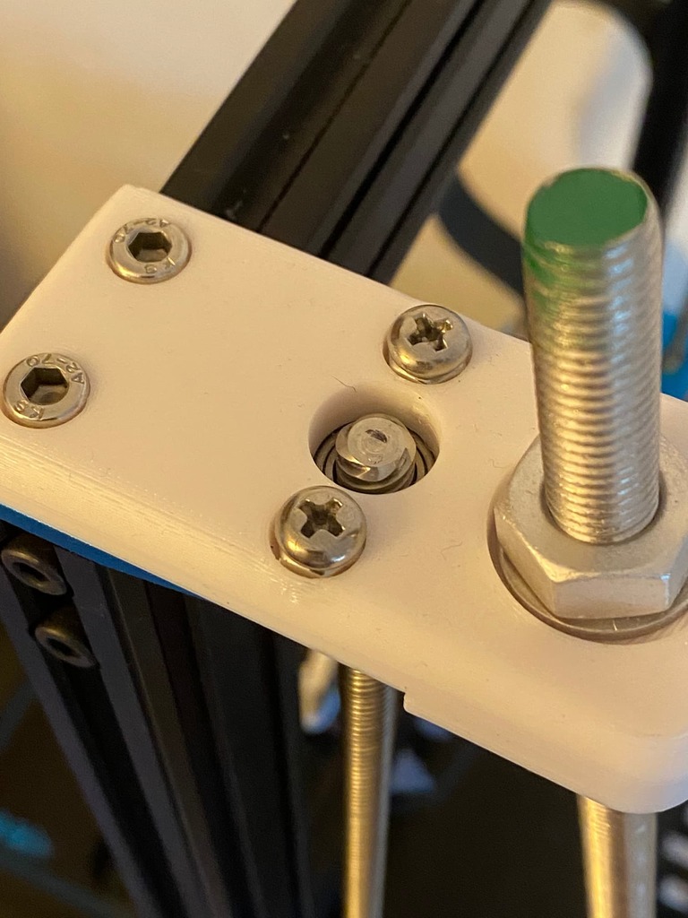 Top Rod Mount with Hole for Sidewinder X1 Gantry Support