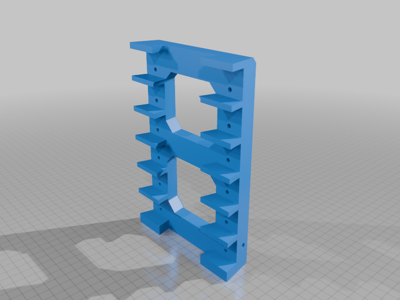 Hanging 6-Bay HDD Cage (Mounts to 140mm or 120mm fan bracket)