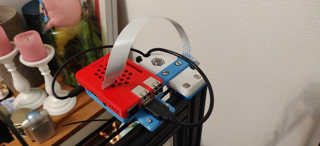 Raspberry Pi 3b and cam mount