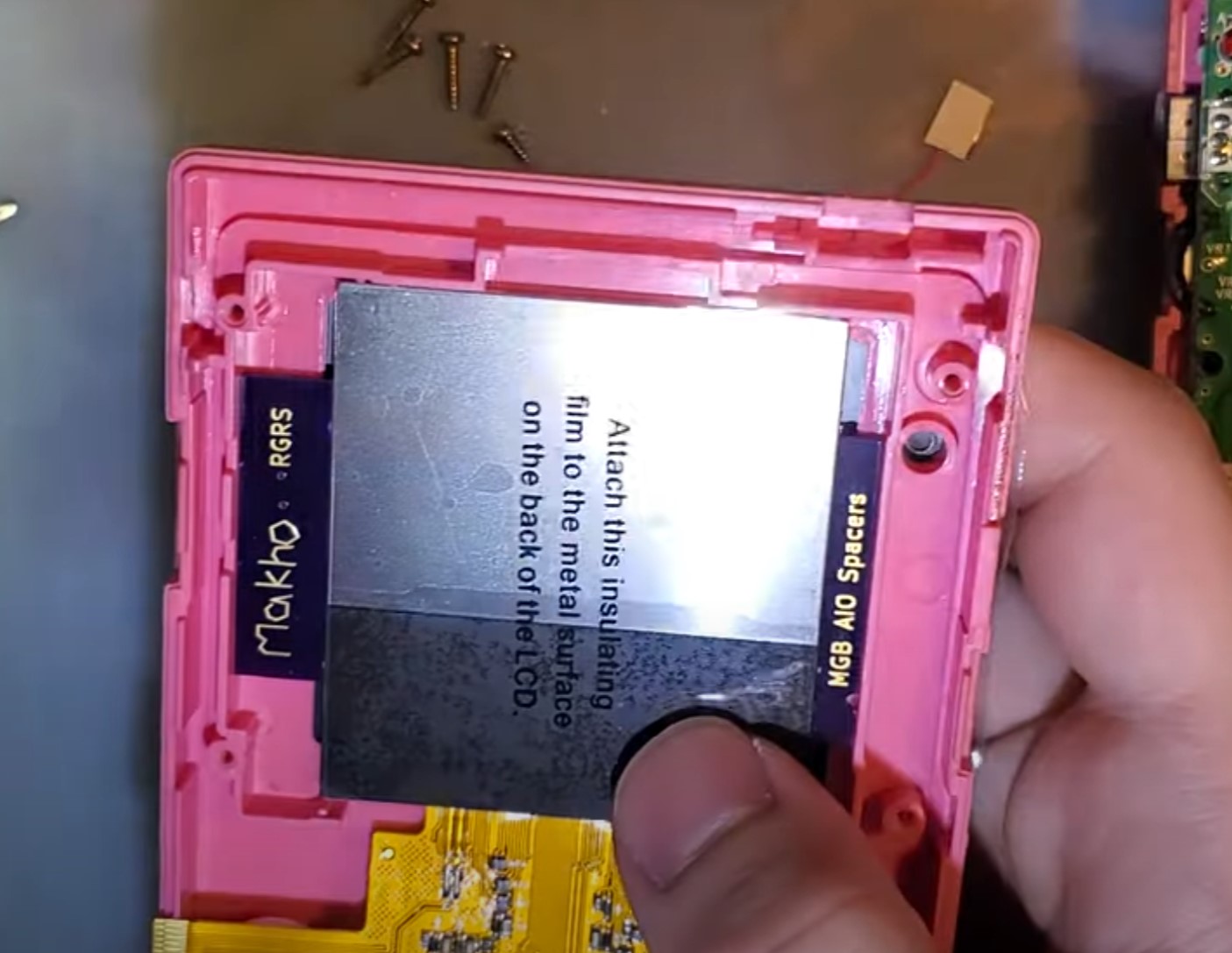 Game Boy Pocket Backlight Mod Spacers (AIO KIT)