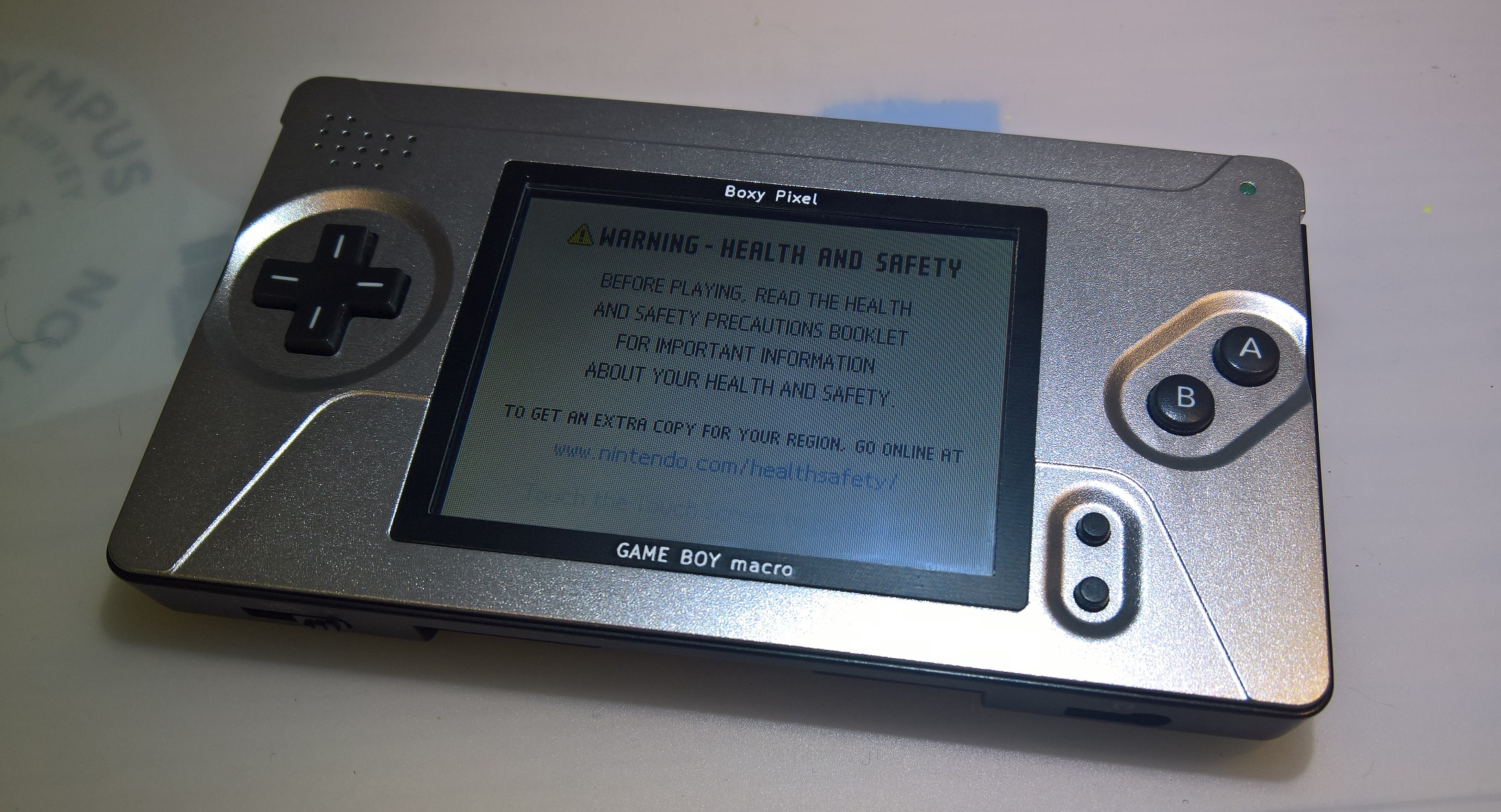 Boxy Pixel Game Boy Macro (DS Lite) Bezels