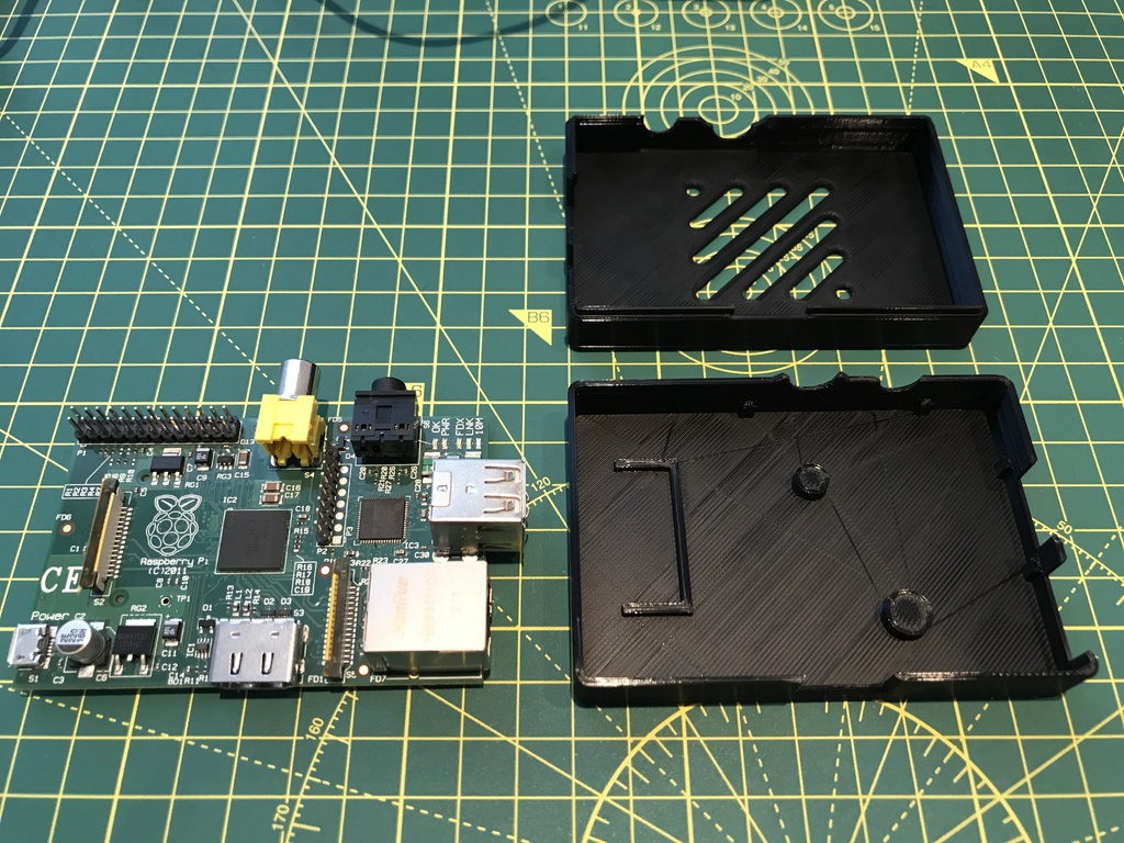 Raspberry Pi 1 B case by drspod | Download free STL model | Printables.com