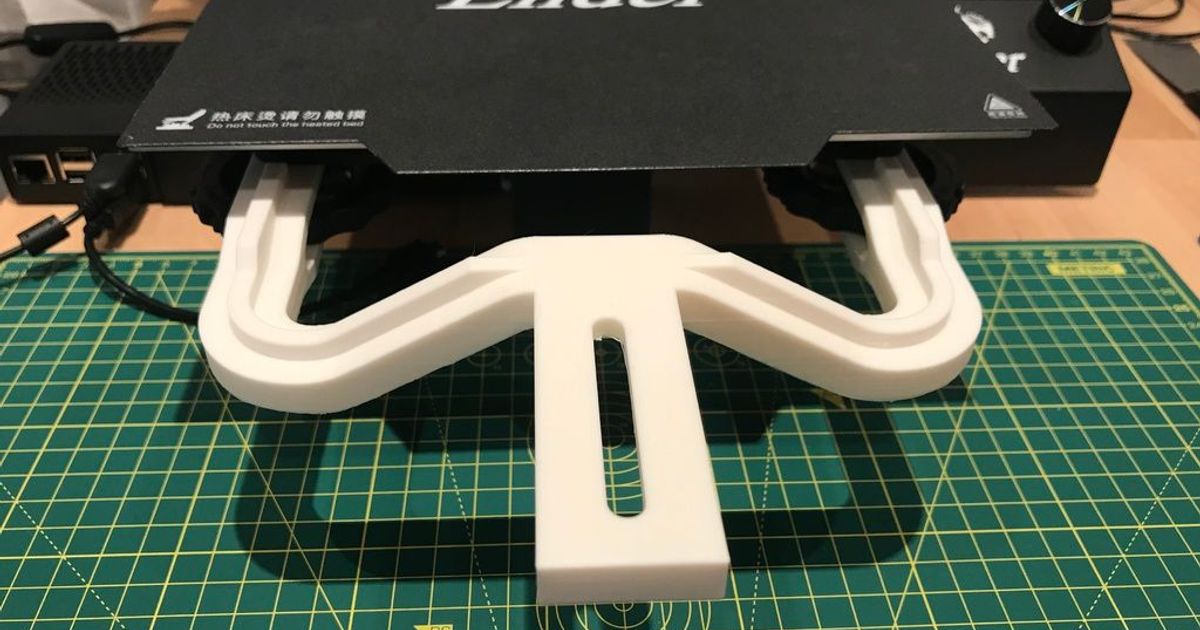 Ender 3 Reinforced Handle with Standard Camera Mount by drspod
