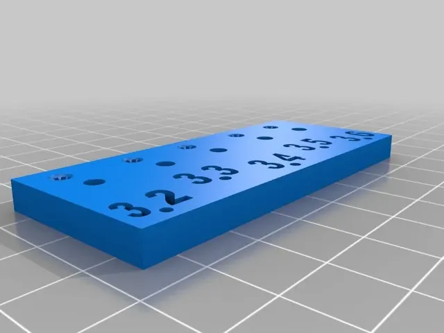 Holes for Screwing Into - 3.2 mm to 3.6 mm
