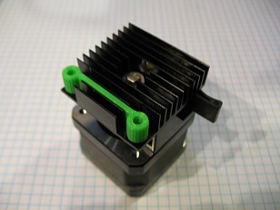 i3 / MK10 Extruder Cooling Fan Spacer in One Piece