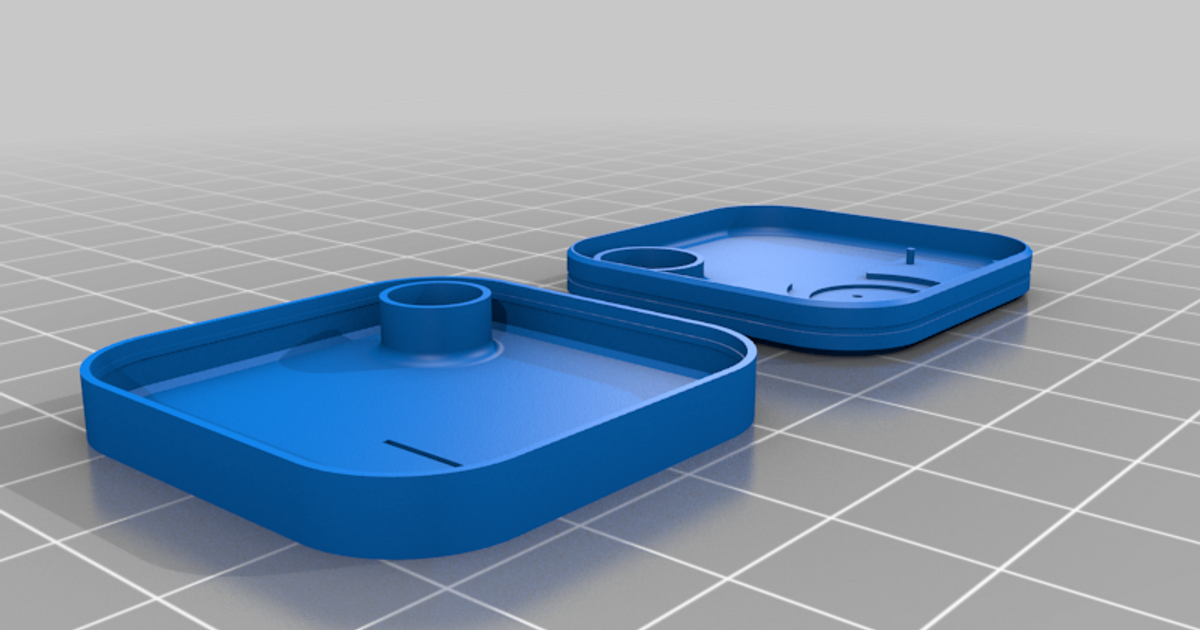 Original Tile Tracker replacement case by smitty Download free STL