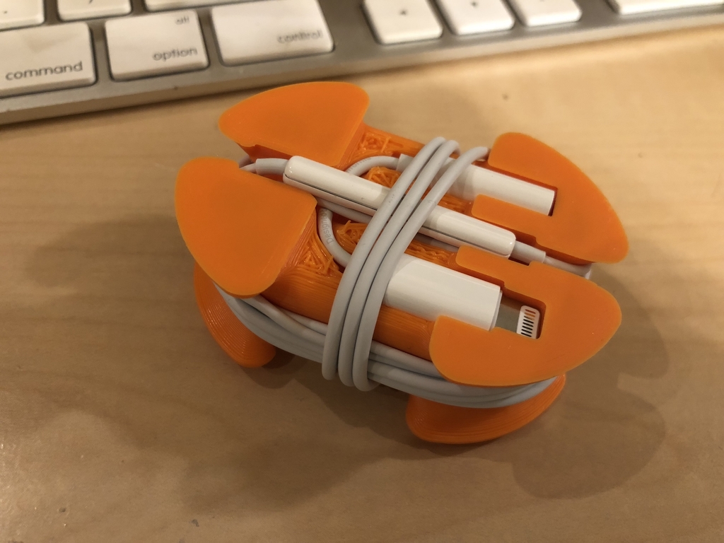 Apple Earbud Headphone &amp; Dongle Holder by smitty | Download free STL ...