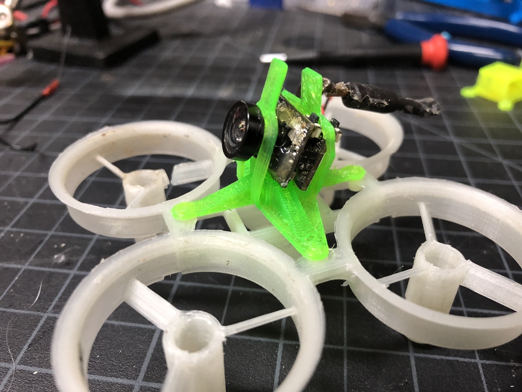 Tiny Whoop flexible camera mount