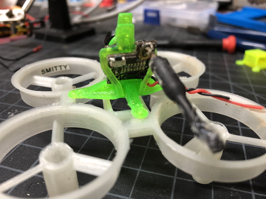 Miniatura 4 do modelo 3D Tiny Whoop flexible camera mount