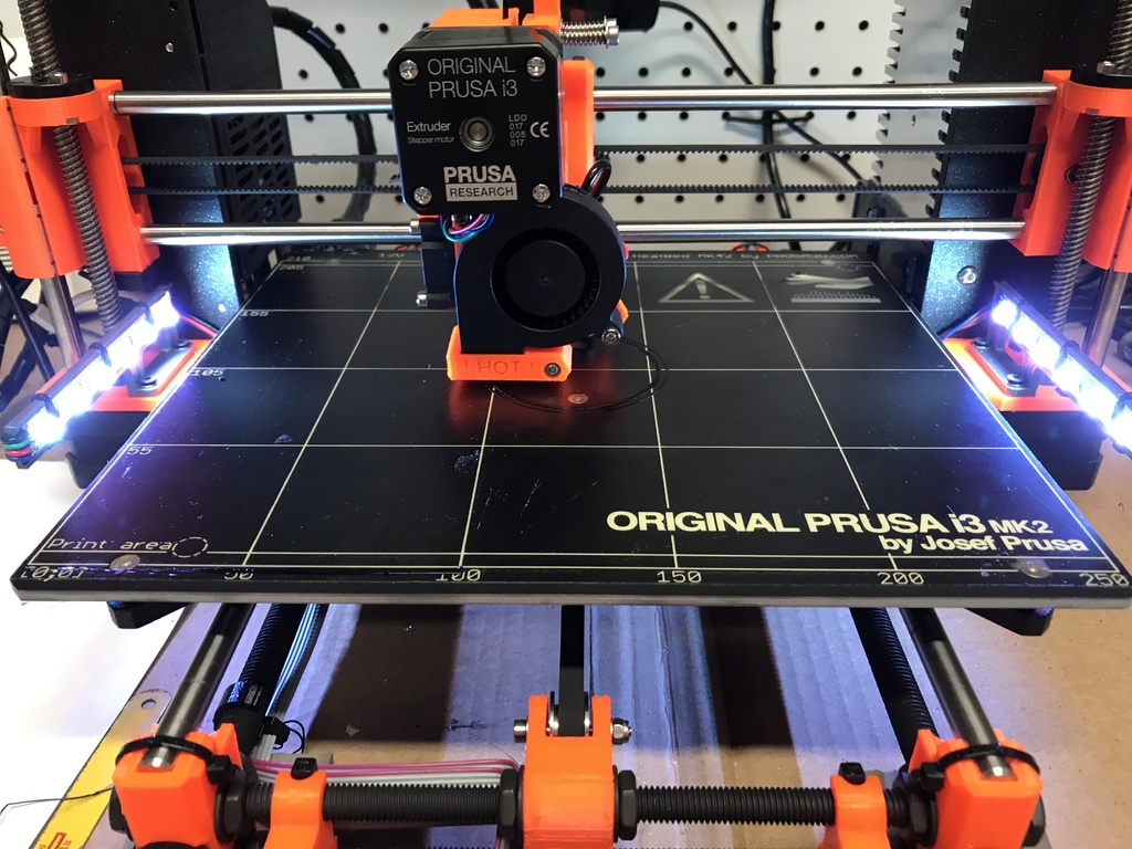 Prusa Bed Light Bars