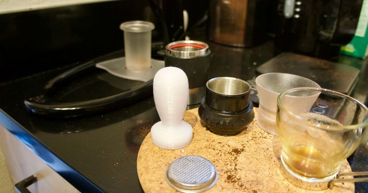 Espresso tamper for Flair Classic by fluffy Download free STL model