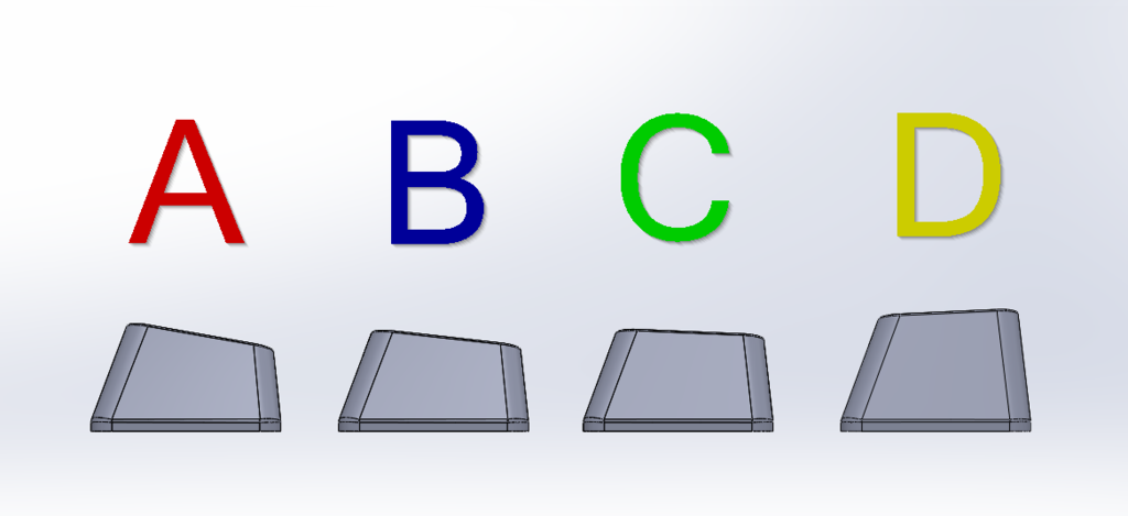 Miniatura 5 do modelo 3D Cherry MX keycap