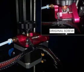 Ender 3 aluminium extruder wire support