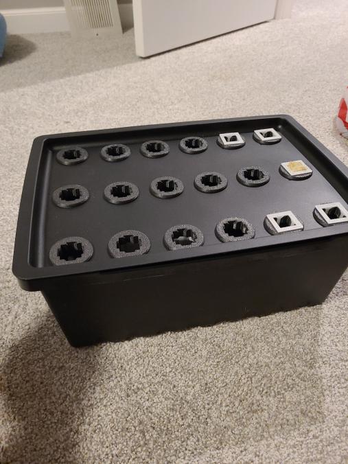 Hydroponic Lid fittings