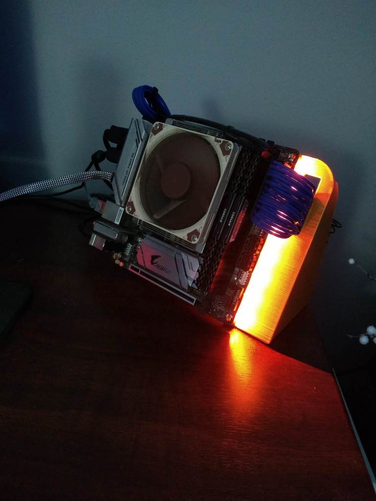 mini ITX computer display stand