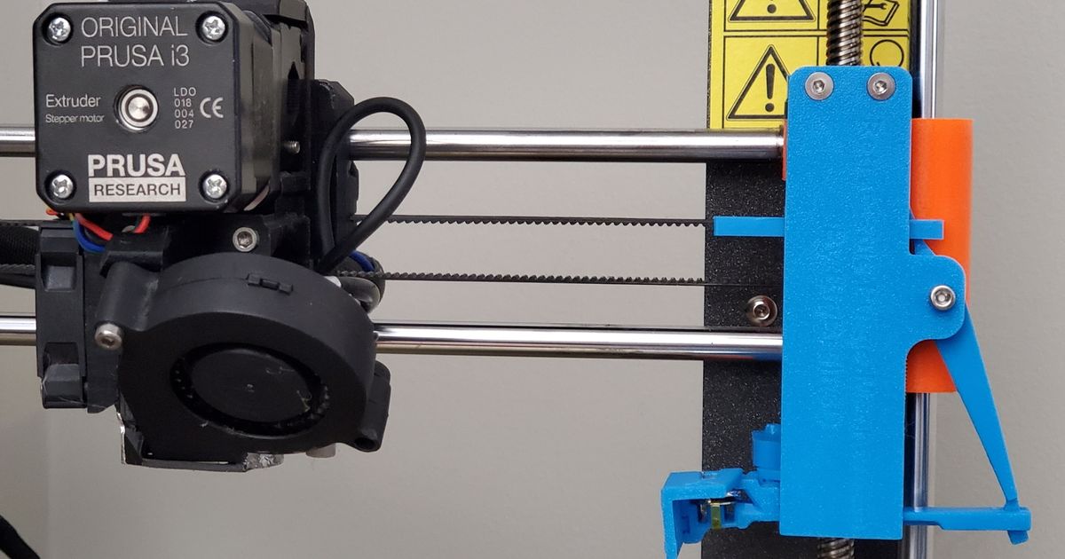 The original Retractable Purge Mechanism, for MultiColor 3D printing