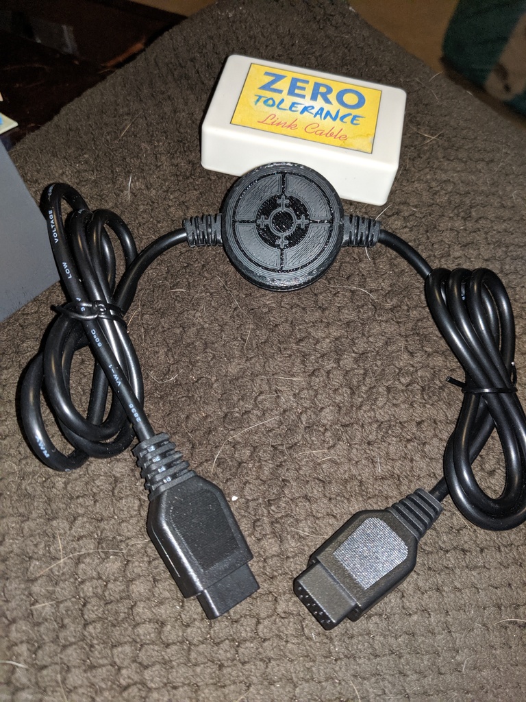 Zero Tolerance Link Cable Medallion (Sega Genesis/Megadrive)