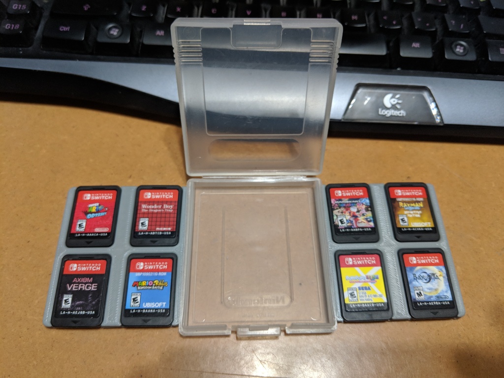 Nintendo Switch Game Storage In Gameboy Game Case By Collingall 