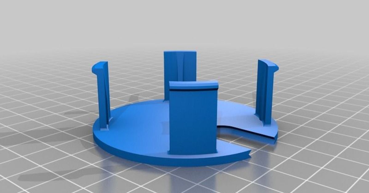 Herman Miller Desk Wire Grommet Cover by Collingall Download free STL