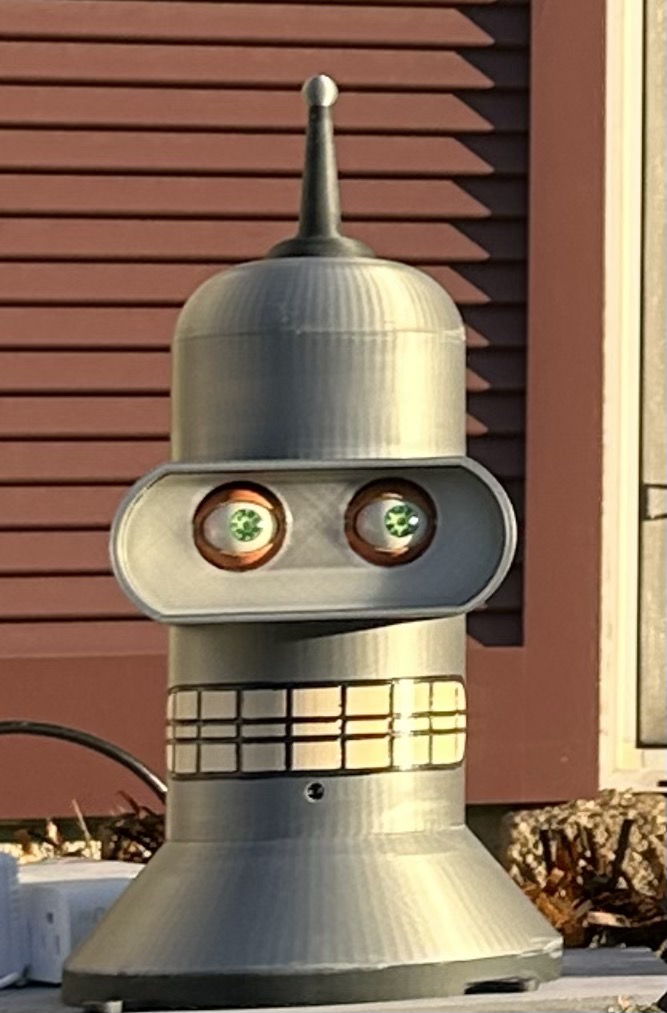 Bender Head with Eyes Tracking People