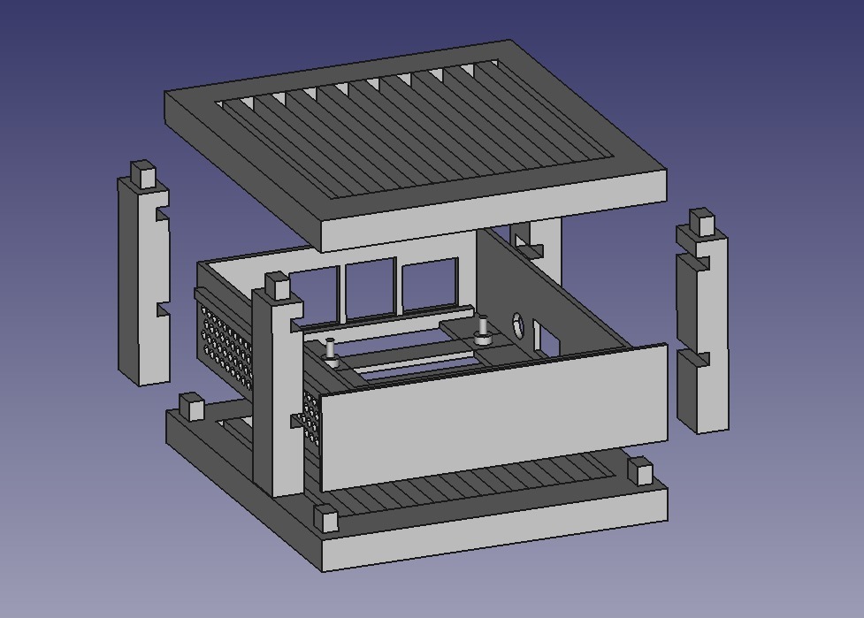 Miniatura 2 do modelo 3D PiRack
