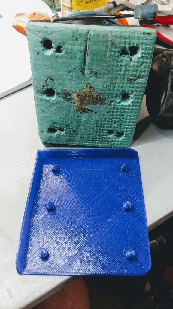 Sandpaper Punch Plate Customizable by elliotboney Download free STL